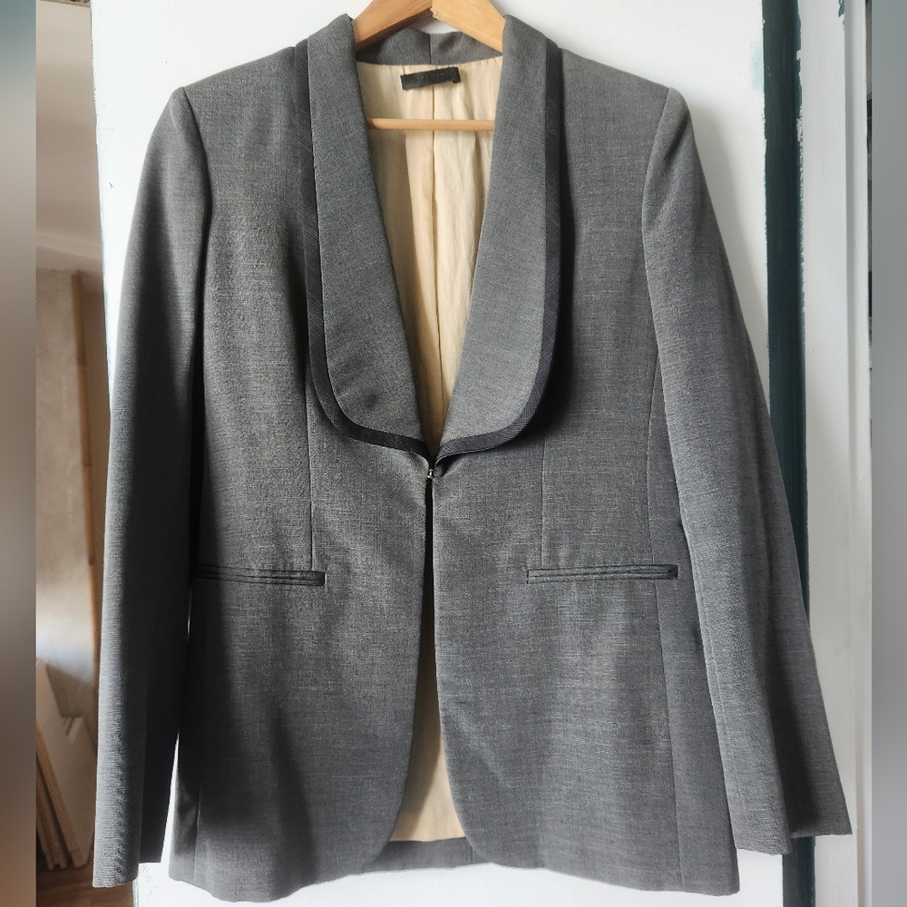 THE ROW Gray Womens Blazer Size 6